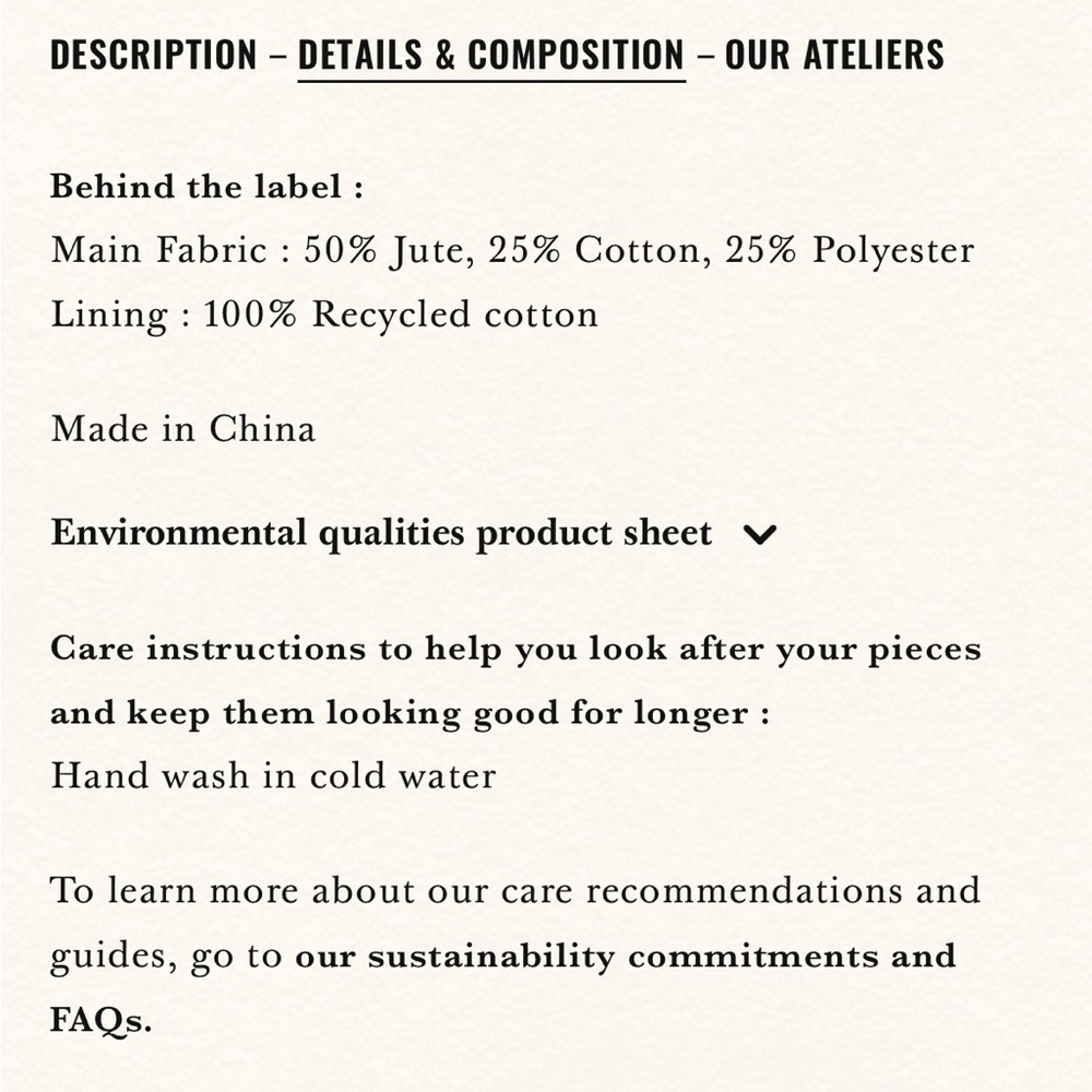 Sézane Striped Yellow and White Bag - Picture 7 of 7